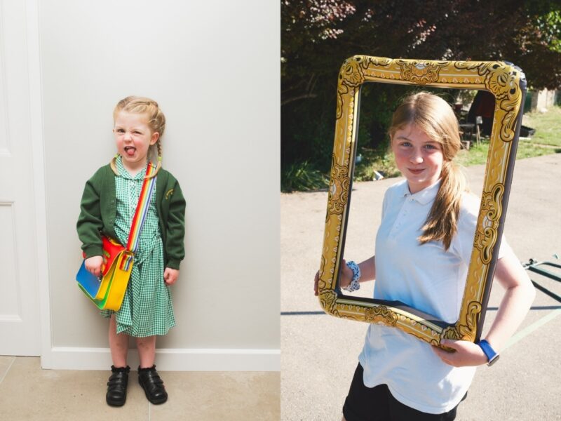 Tabitha's final day at primary school